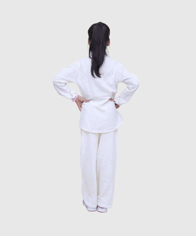 White Cross Floral Co-ord Set - Image 4