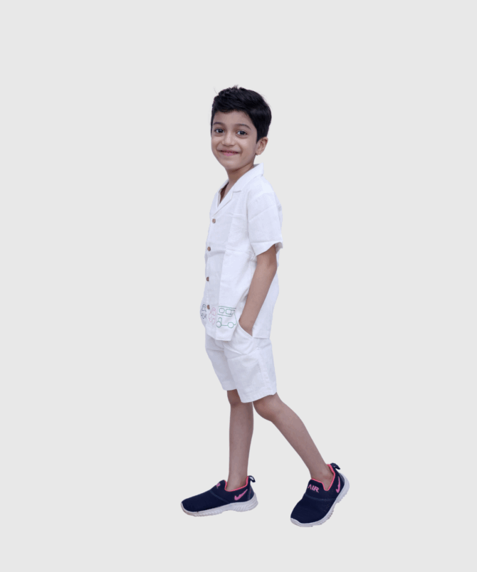 White Car Co-ord Set - Image 3