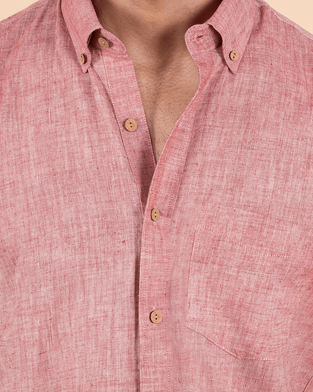 Earth Tone Half Sleeve Men Shirt - Image 3