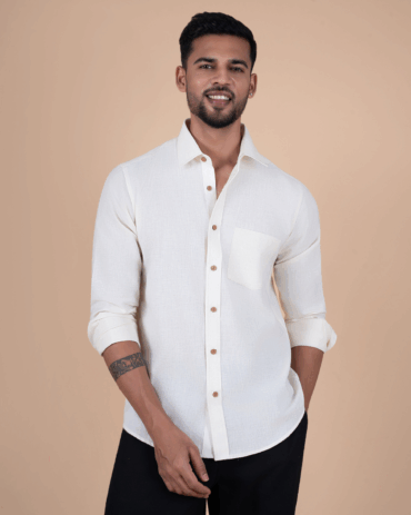 Natural Raw Full Sleeve Shirt
